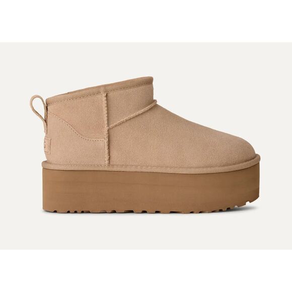 UGG Women's Classic Ultra Mini Platform Sand Color Size 7 - Picture 6 of 6